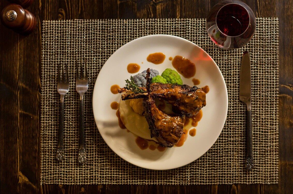 Grilled lamb chops